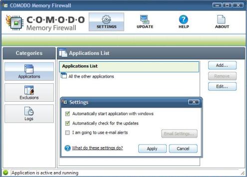 9..comodo memory firewall